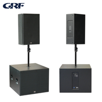 Système de Son Professionnel Chaud avec Enceintes Line Array 15 Pouces, Subwoofer 18 Pouces en Bois pour Événements Extérieurs et Fêtes de 500 Personnes