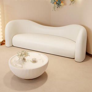 Designer créatif de canapé de salon, canapé blanc, salle de réception, canapé d'attente - Product Image 1