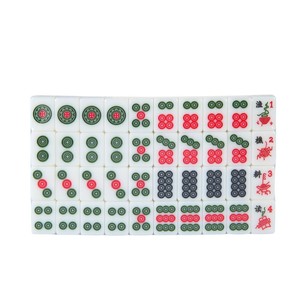 24mm 168Pcs Malaysian Travel <b>Mahjong</b> 4 Players Lion Head Mini <b>Set</b> With Drawstring Bag - Product Image 2