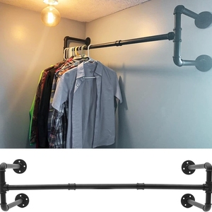 Tringle <span class=keywords><strong>de</strong></span> suspension <span class=keywords><strong>pour</strong></span> armoire, rail <span class=keywords><strong>de</strong></span> rangement <span class=keywords><strong>pour</strong></span> vêtements, tringle <span class=keywords><strong>de</strong></span> suspension <span class=keywords><strong>pour</strong></span> placard - Product Image 4