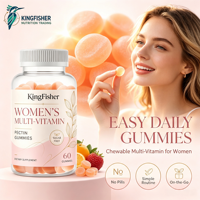 Gummies multivitaminées sans sucre pour femmes, saveur fruitée naturelle, pour le bien-être quotidien et le soutien du système immunitaire (OEM/ODM)