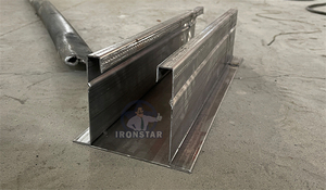 Thép Mới lạnh hình thành máy cho kênh hướng dẫn đường sắt làm kim loại hồ sơ khung máy với hướng dẫn đường sắt Stud theo dõi CuộN - Product Image 6