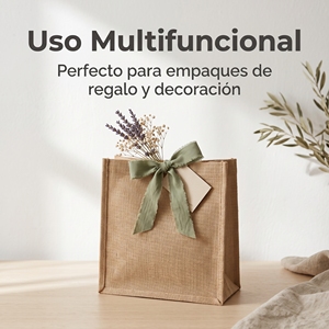 Bolsa de Yute Resistente de Gran Capacidad, Diseño Funcional para Transportar Artículos Pesados, Personalizable con Marca - Product Image 4