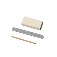 Lot de limes à ongles professionnelles personnalisables en gros pour manucure et pédicure, réutilisables, en matériau EMERY double face