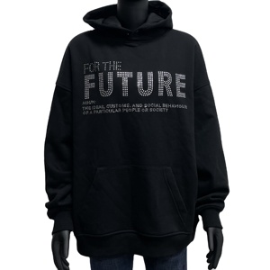 Sudadera con Capucha para Mujer, Diseño 2026, Estilo Y2K, Personalizada con Pedrería, Lavado Ácido Vintage, Ecológica y Transpirable - Product Image 2