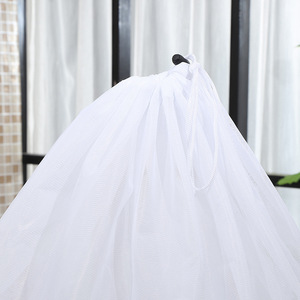 ถุงซักผ้าแบบมีเชือกผูก ตาข่ายหนา ทรงกลม แบบพกพา สำหรับจัดเก็บเสื้อผ้าในตู้เสื้อผ้า ใช้วัสดุโพลีเอสเตอร์ - Product Image 5