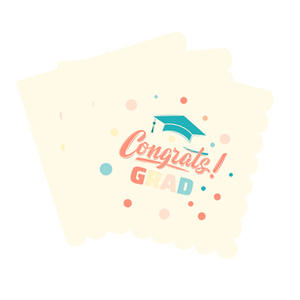 DAMAI Juego de Vajilla Desechable Personalizable para Fiesta de Graduación 2025 con Platos y Servilletas para Decoración de Fiestas de Graduación - Product Image 6