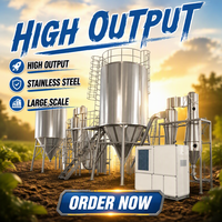 Machine de séchage par pulvérisation industrielle automatique en acier inoxydable, prix compétitif, pompe pour la production de café instantané, lait et poudre d'œuf