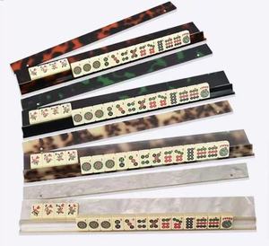 Moderno y Lujoso Soporte Magnético de Acrílico para Mahjong con Organizador de Fichas Portátil de Borde Recto para Fichas de Mahjong Americanas - Product Image 2