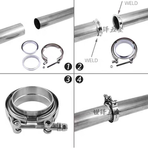 Quick Release Stainless Steel <b>Exhaust</b> Pipe <b>Clamp</b> Automotive <b>Exhaust</b> Muffler <b>Clamp</b> Factory Wholesale Supply - Product Image 2
