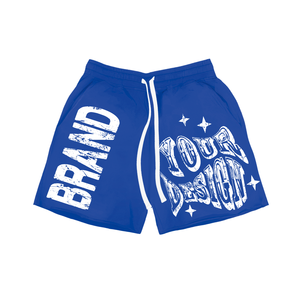 Short baggy d'été de qualité supérieure avec broderie personnalisée 100% coton pour hommes, short décontracté, couleurs unies pour hommes - Product Image 4