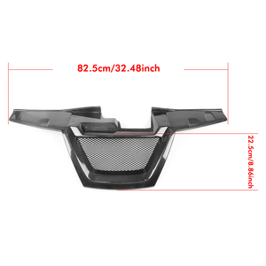 Griglia paraurti anteriore per auto in fibra di carbonio <span class=keywords><strong>nera</strong></span> per <span class=keywords><strong>Nissan</strong></span> <span class=keywords><strong>Juke</strong></span> 2011-2014 2012 - Product Image 2