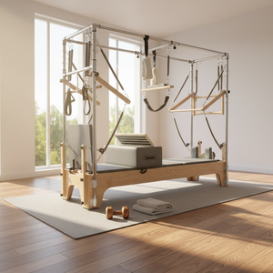 Pièces de rechange OEM ODM pour Reformer Pilates <span class=keywords><strong>Cadillac</strong></span> réglable avec ressorts interchangeables, conception tour complète, pour studios de Pilates et hôtels - Product Image 2