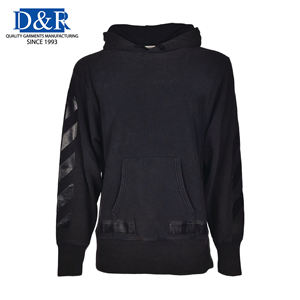 Sweat-shirt à capuche uni pour homme, en molleton respirant de qualité supérieure, décontracté, en spandex/coton - Product Image 2