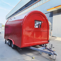 Équipement de cuisine complet sur mesure de 3,5 m, restaurant en plein air, stand de pizza, stand de hot-dogs, chariot à tacos, camions de nourriture, remorque alimentaire mobile