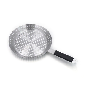 Cesta Redonda para Asar con Asa, Cesta para Asar de Acero Inoxidable, Accesorio de Cocina Duradero para Barbacoa, para Parrillas de Carbón y Gas - Product Image 5