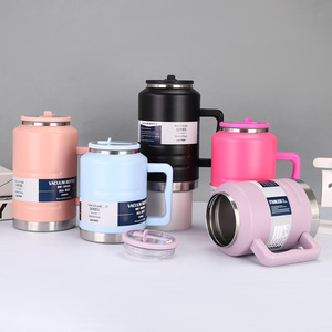 Bouteille d'eau grande capacité 2000 ml en acier inoxydable 304 à double paroi, bouteilles et contenants sportifs sous vide pour produits capillaires - Product Image 4