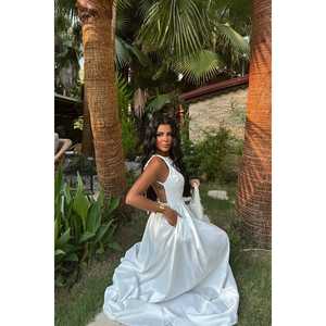 Robe blanche Anais dos nu - Product Image 3