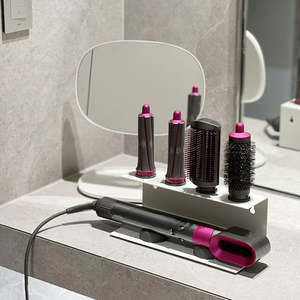 Salle de bain bureau support <span class=keywords><strong>mural</strong></span> professionnel sèche-cheveux Curling coup métal organisateur support support support cintre ensemble salle de bain pour <span class=keywords><strong>dyson</strong></span> - Product Image 3