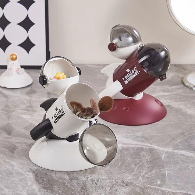 Design pen holder, student stationery storage bucket, office desktop creative decoration, multi-function