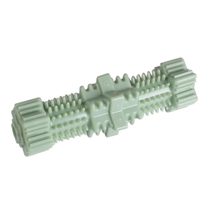 Jouet pour chien en caoutchouc TPR hexagonal pour nettoyer les dents, jouet interactif pour chien, brosse à dents pour chien pour soulager l'ennui - Product Image 3