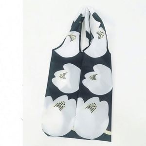 Sacs fourre-tout pliables résistants et lavables, en polyester RPET 210D, réutilisables, sacs de courses pliables Superet - Product Image 4