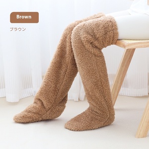 Warm <strong>Old</strong> Knees Pads for Elderly Long Tube Knee Joint Cold-Proof Socks Thickened Air-Conditioned Room Sleeping Foot Guards <strong>Leg</strong> - Product Image 6