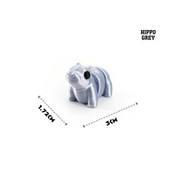 Feeron - Bolsa Sorpresa de Juguetes de Animales Impresos en 3D de PLA Multicolor, Adornos Infantiles de Safari para Paisajes Divertidos, Dibujos Animados Duraderos, Gran Venta