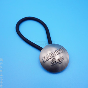 Coleteros con Patrón de Letras Metálicas Kyogoku, Níquel Antiguo, Accesorio para el Cabello Informal, Diseño Retro - Product Image 3