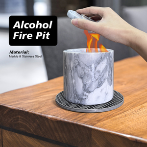 Brasero de Acero Corten para Mesa, Chimenea Decorativa para Exteriores, Estufa sin Humo para Jardín, Patio, Barbacoa, con Recubrimiento en Polvo, Certificado CE - Product Image 2