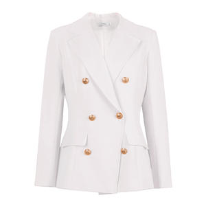 Vestes et manteaux pour femmes à col tailleur et double boutonnage, grande taille, tendance hiver - Product Image 5