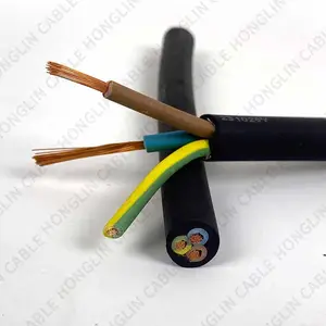 Good quality network cable 2/3/4/6/8/core power cable 4x16 sq.mm copper flexible with rubber