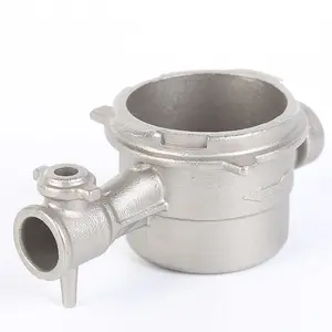Cast aluminum alloy funnel with stainless steel casting shell