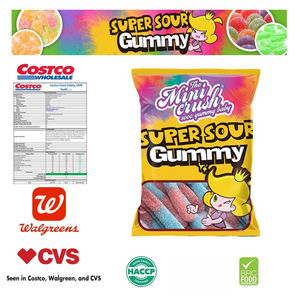 MIniCrush usine de bonbons aigre en gros vers de gomme super aigre - Product Image 5