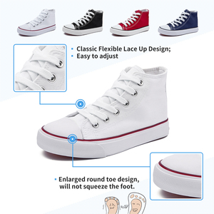 Chaussures de sport en toile personnalisées de haute qualité, chaussures en toile pour étudiants, chaussures pour enfants, chaussures unisexes pour enfants, tissu en coton EVA imprimé - Product Image 2