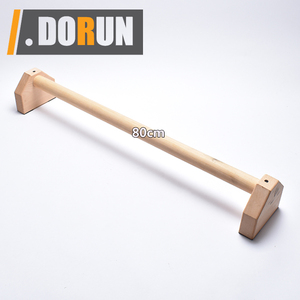 Pudhup-barres de poussée en bois équipement d'équipement de gymnastique avec tapis antidérapant entraînement exercice solide femmes hommes Portable Fitness - Product Image 5