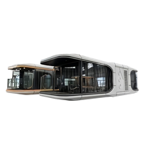 Capsule spatiale personnalisée et cabine conteneur Apple, véranda extérieure étoilée pour hôtels de tourisme panoramique et culturel