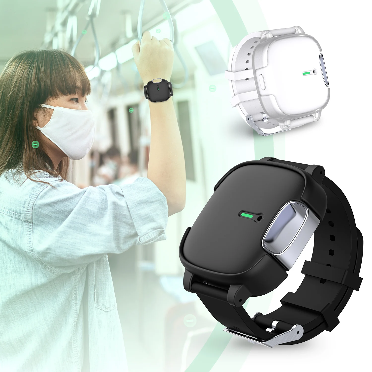 Инновационный мини-браслет для ношения воздухоочиститель перезаряжаемый маленький портативный очиститель воздуха для ожерелья на запястье