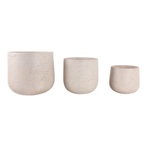 Set di 3 vasi moderni in ceramica per piante da interno ed esterno, per succulente, orchidee, erbe aromatiche, decorativi per casa e giardino. - Product Image 1