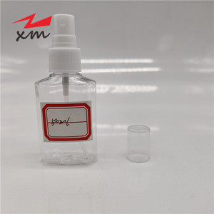 Nova — bouteille pulvérisateur à doigts en plastique PET, carrée, 50ml, 60ml, nouveau produit - Product Image 5