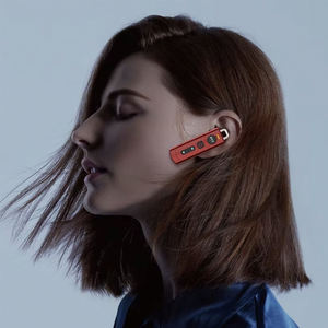 Mini All in One 4G POC Global <span class=keywords><strong>Intercom</strong></span>-<span class=keywords><strong>Headset</strong></span> mit unbegrenzter Reichweite | Drahtloser Funks prech gerät Sim-Karte Ohr haken Walkie Talkie-Kopfhörer - Product Image 2