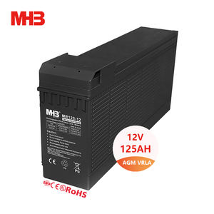 Mhb MR125-12 AGM VRLA Accumulateur à cycle profond Stockage solaire Gel plomb acide Borne avant Batterie 12V 125ah - Product Image 1