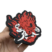 Parche de PVC 3D de goma funcional Cyberpunk, listo para enviar, insignia personalizable, adecuado para mochila táctica, sombrero, brazalete