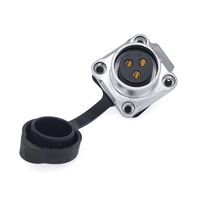 Connecteur de Port de chargeur IP68 M20 LP20 3Pin LP-20 3P 3 Core montage sur panneau mâle prise de courant d'aviation pour éclairage LED industriel