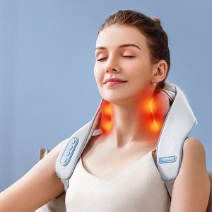 Masseur de cou en saphir rechargeable, alimenté par USB, avec thérapie thermique pour les épaules et le cou, pour usage domestique - Product Image 1