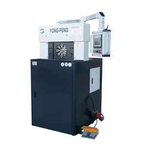 Harga pabrik 10set gratis mati Y160D hidrolik karet selang mesin otomatis selang menekan mesin untuk penjualan