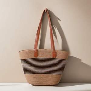 Bolso de mano informal abierto de gran capacidad para mujer, forro de poliéster, diseño ecológico para viajes en la <span class=keywords><strong>playa</strong></span> - Product Image 2