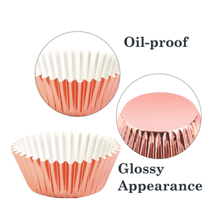 1000 pz/pacco personalizzato colorato <span class=keywords><strong>pasticceria</strong></span> Chef Boutique oro carta cioccolato tartufi caramelle tazze ondulate lamina metallica fodere per Cupcake - Product Image 3