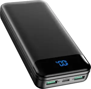 2024 Новый цифровой экран Power Bank 20000 мАч 50000 мАч заказ продуктов образцы бесплатно