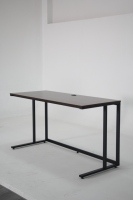 Bureau convertible moderne pour la maison et le bureau, avec étagère, table réglable en hauteur, design élégant en bois et panneaux, structure en métal, garantie 1 an